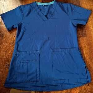 Carhartt Blue Women's Scrub Top